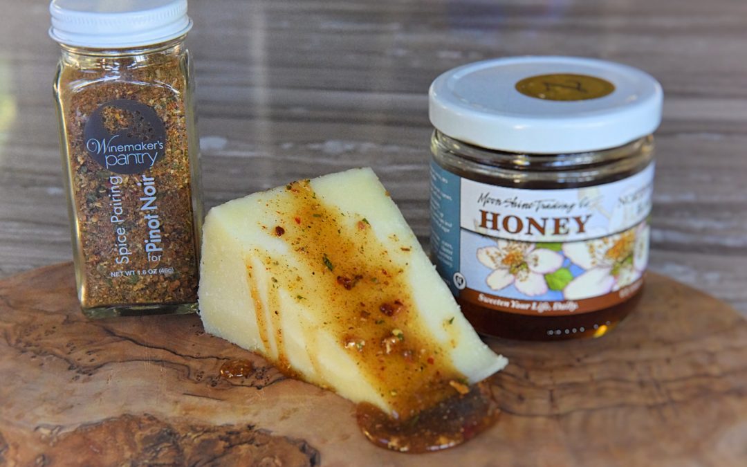 Sweet & Smoky Honey Drizzle for Cheese